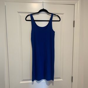 Blue bodycon dress sz medium